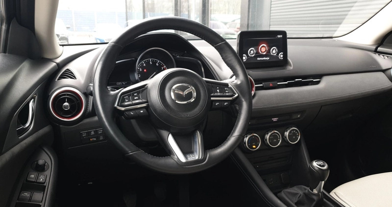 Mazda CX-3 cena 85900 przebieg: 108576, rok produkcji 2019 z Międzylesie małe 379